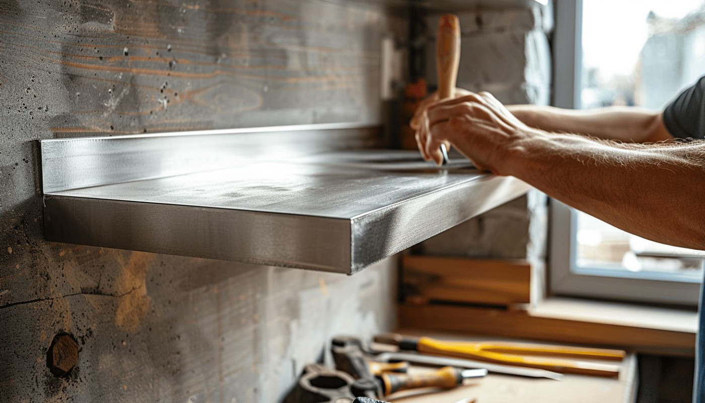 Comment choisir et installer une étagère murale métallique sur mesure